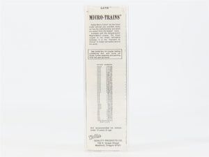 N Scale Micro-Trains 49170 North Western Refrigerator Line 40' Reefer RTR