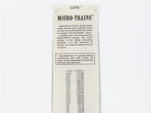 N Scale Micro-Trains 49170 North Western Refrigerator Line 40' Reefer RTR
