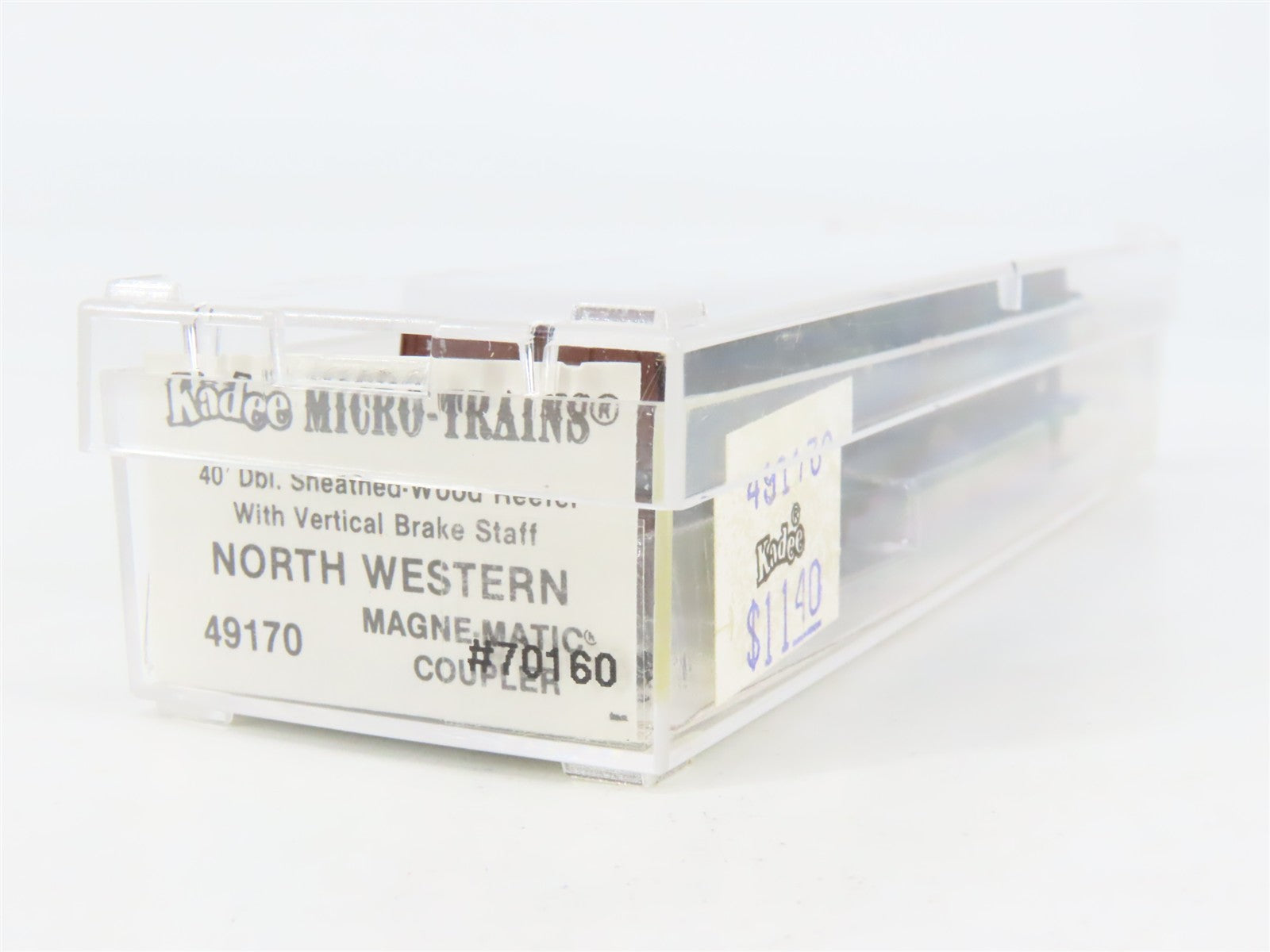 N Scale Micro-Trains 49170 North Western Refrigerator Line 40' Reefer RTR