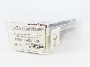 N Scale Micro-Trains 49170 North Western Refrigerator Line 40' Reefer RTR