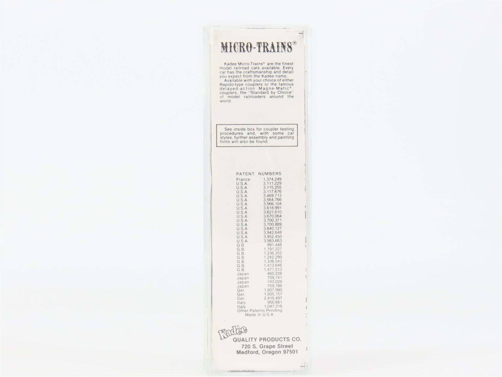 N Scale Micro-Trains 49190 General American Refrigerator Express 40' Reefer RTR