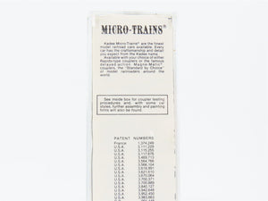 N Scale Micro-Trains 49190 General American Refrigerator Express 40' Reefer RTR