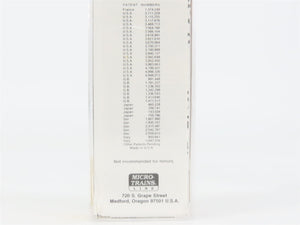 N Scale Micro-Trains 49180 SP Southern Pacific 40' Dbl. Sheathed-Wood Reefer RTR