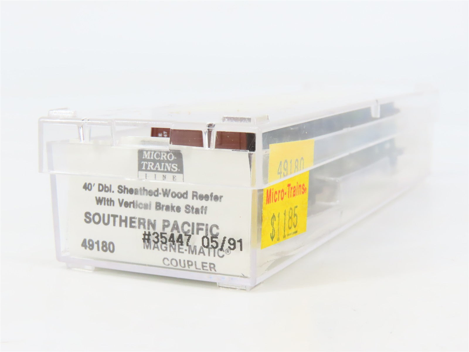 N Scale Micro-Trains 49180 SP Southern Pacific 40' Dbl. Sheathed-Wood Reefer RTR