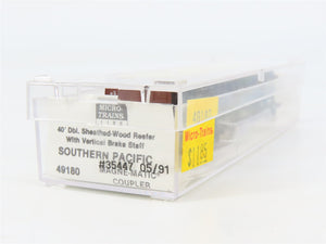 N Scale Micro-Trains 49180 SP Southern Pacific 40' Dbl. Sheathed-Wood Reefer RTR