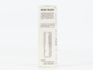 N Scale Micro-Trains 49180 Pacific Fruit Express 40' Wood-Sheathed Reefer RTR