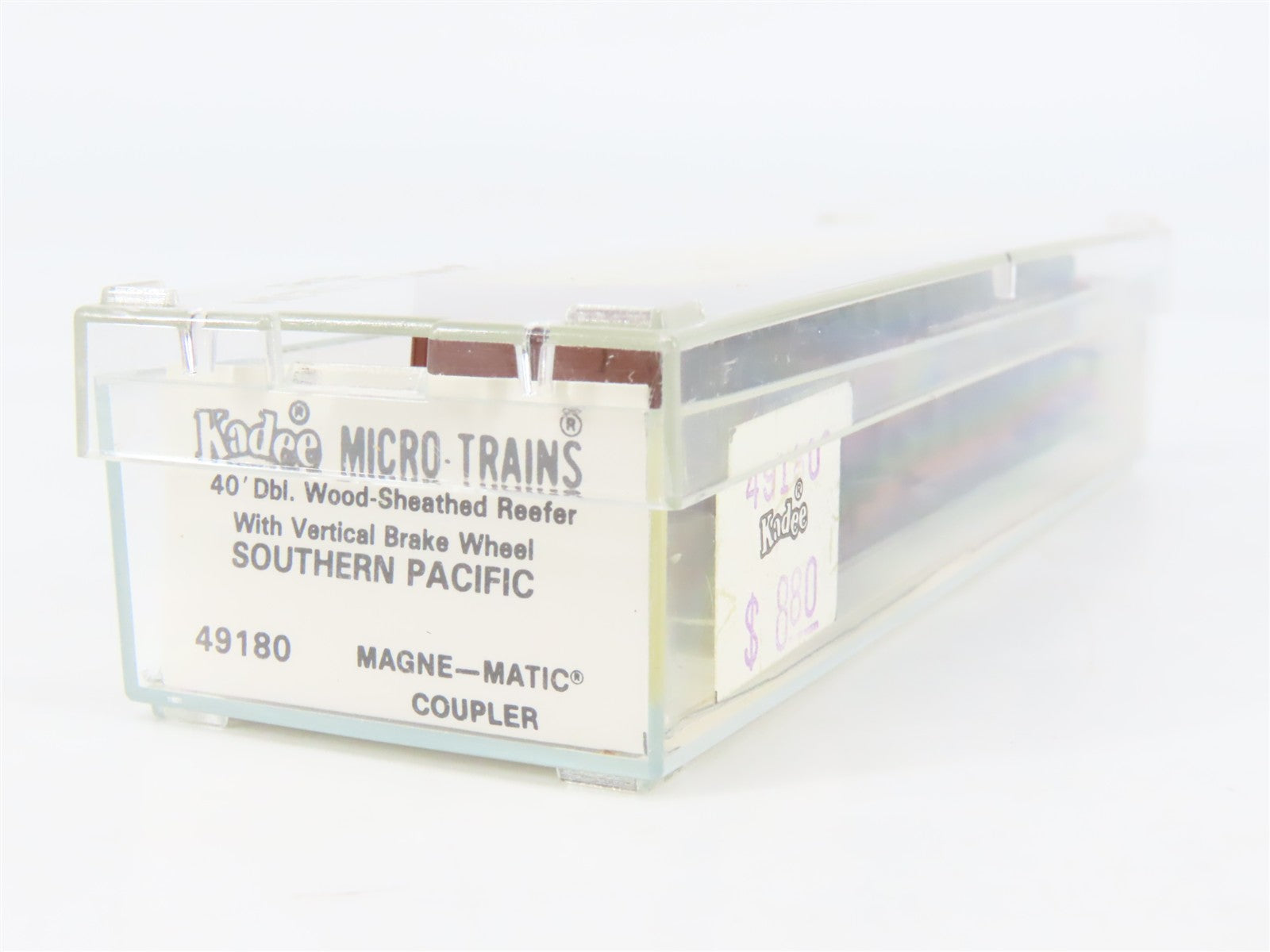 N Scale Micro-Trains 49180 Pacific Fruit Express 40' Wood-Sheathed Reefer RTR