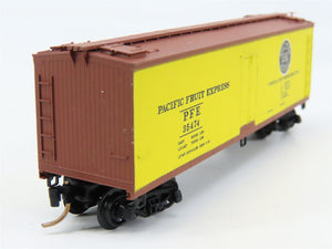 N Scale Micro-Trains 49180 Pacific Fruit Express 40' Wood-Sheathed Reefer RTR