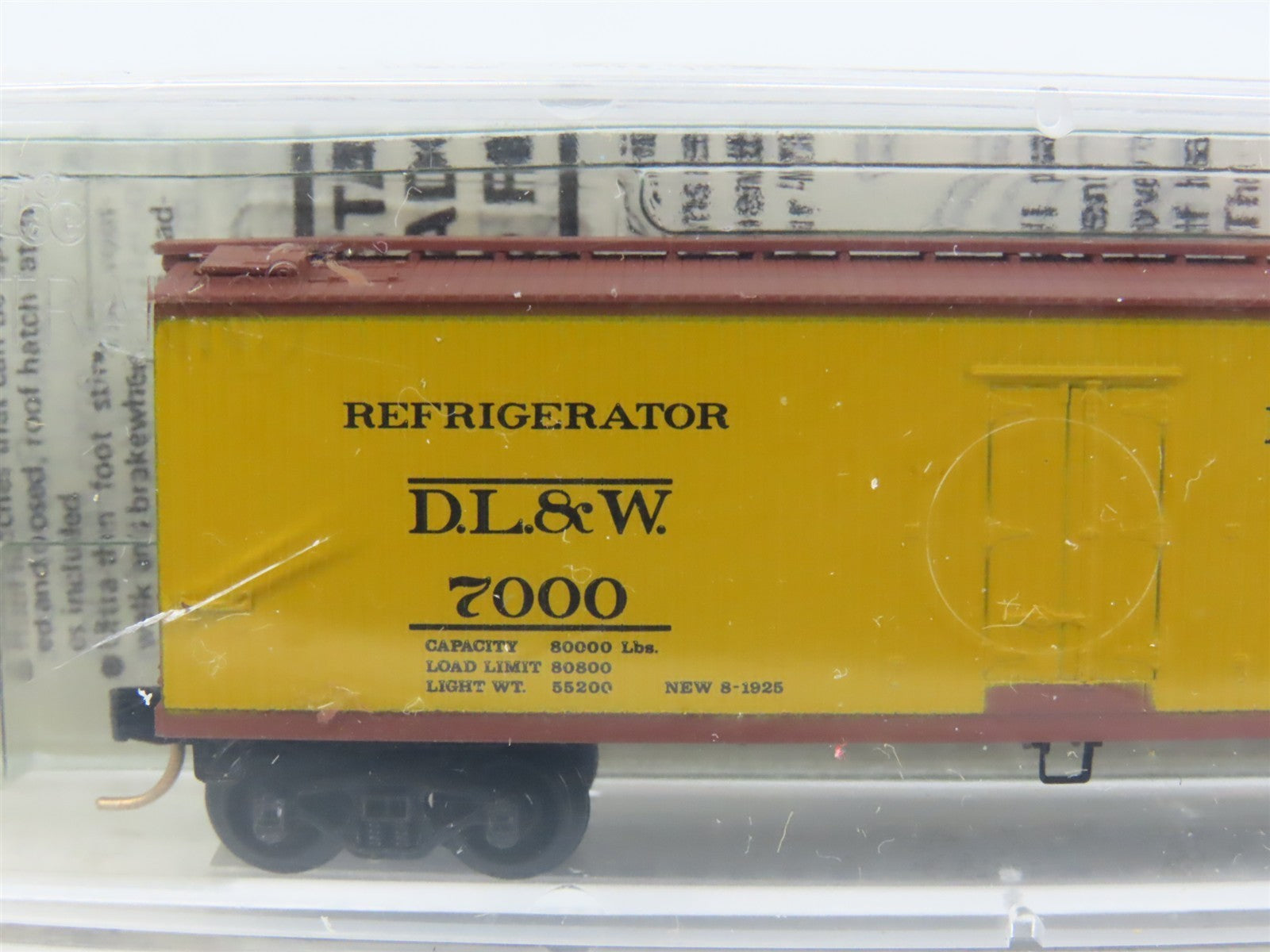 N Scale Kadee Micro-Trains MTL 49150 DL&W Lackawanna 40' Reefer 7000 RTR