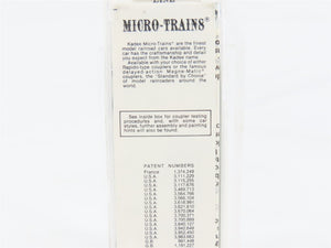 N Scale Kadee Micro-Trains MTL 49150 DL&W Lackawanna 40' Reefer 7000 RTR