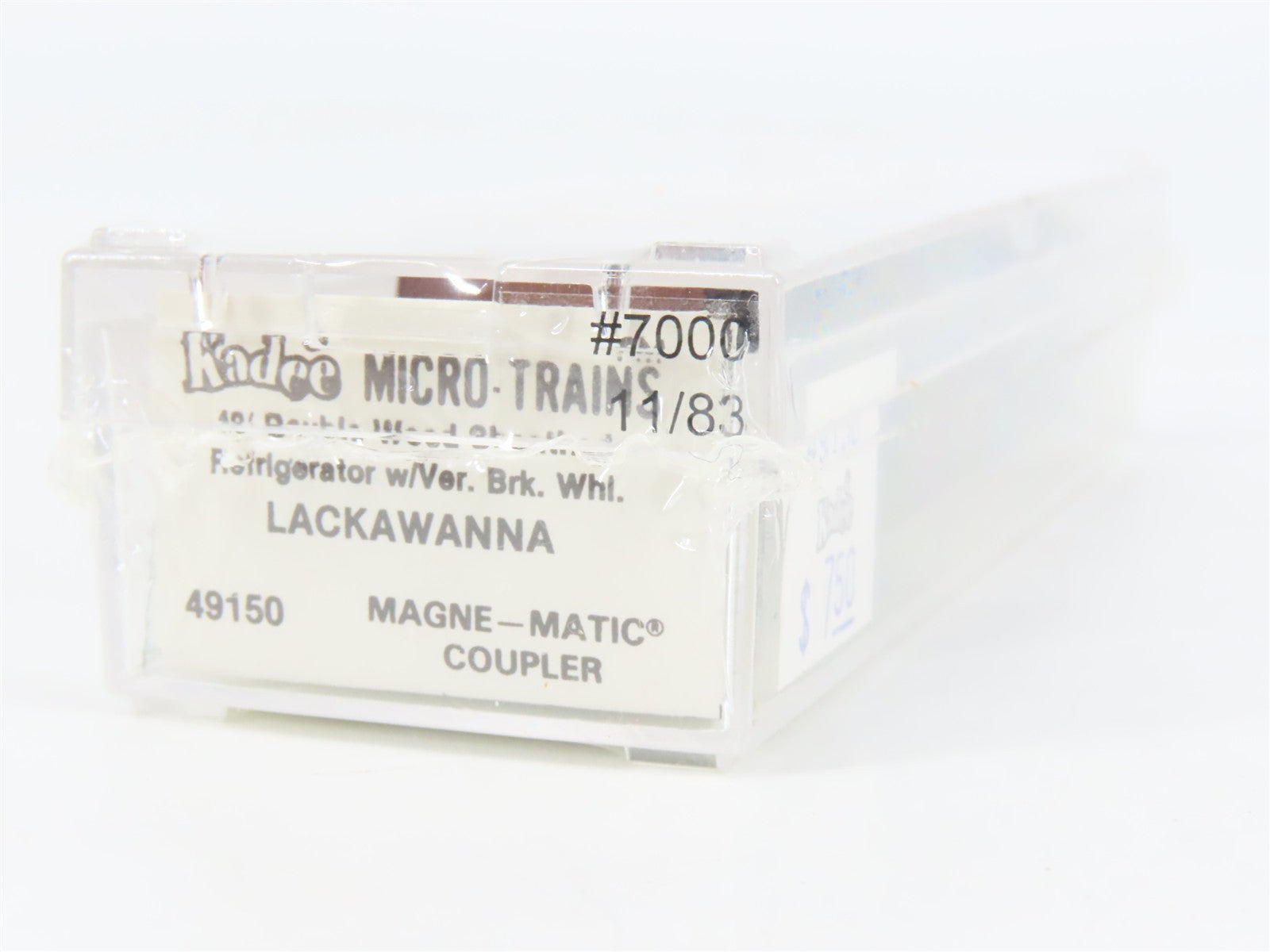 N Scale Kadee Micro-Trains MTL 49150 DL&W Lackawanna 40' Reefer 7000 RTR