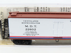N Scale Micro-Trains 49140 New York Central 40' Dbl. Sheathed Wood Reefer RTR