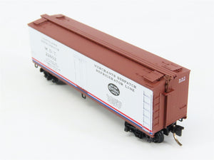 N Scale Micro-Trains 49140 New York Central 40' Dbl. Sheathed Wood Reefer RTR