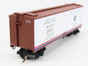 N Scale Micro-Trains 49140 New York Central 40' Dbl. Sheathed Wood Reefer RTR