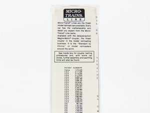 N Scale Micro-Trains 49140 New York Central 40' Dbl. Sheathed Wood Reefer RTR