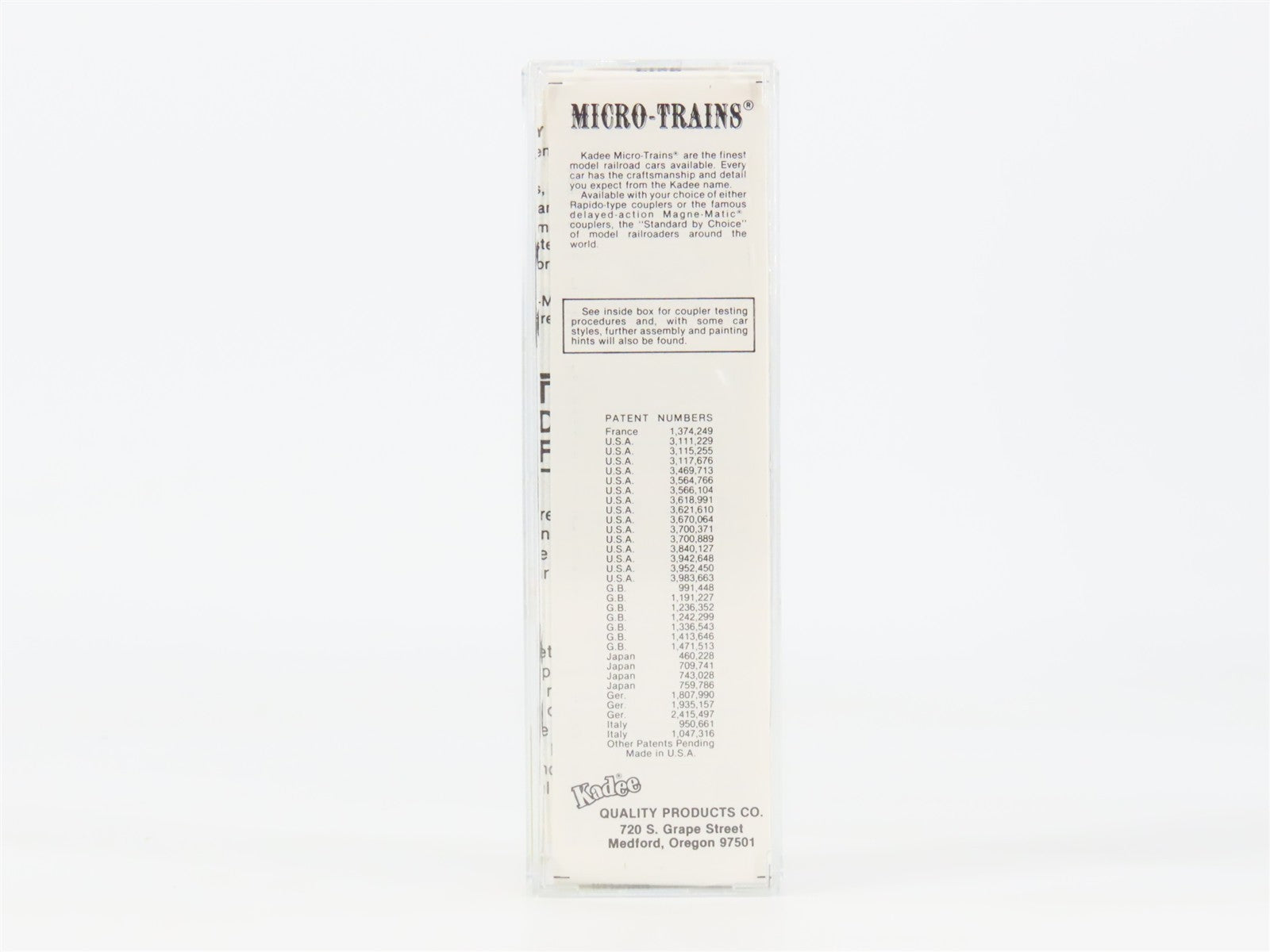 N Scale Kadee Micro-Trains MTL 49160 URTX CMStP&P 40' Wood Reefer #81619