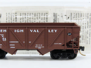 N Scale Micro-Trains 57030 LV Lehigh Valley 33' 2-Bay Hopper 14154 RTR