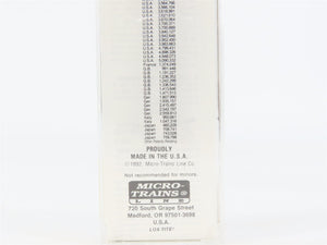 N Scale Micro-Trains 57030 LV Lehigh Valley 33' 2-Bay Hopper 14154 RTR
