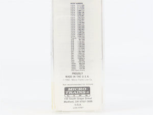 N Scale Micro-Trains 57030 LV Lehigh Valley 33' 2-Bay Hopper 14154 RTR