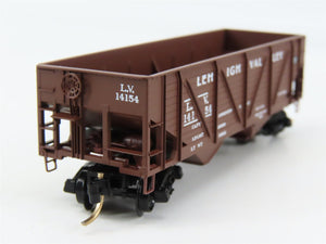N Scale Micro-Trains 57030 LV Lehigh Valley 33' 2-Bay Hopper 14154 RTR