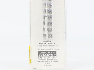 N Scale Micro-Trains 57030 LV Lehigh Valley 33' 2-Bay Hopper 14154 RTR