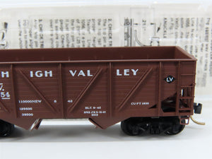 N Scale Micro-Trains 57030 LV Lehigh Valley 33' 2-Bay Hopper 14154 RTR
