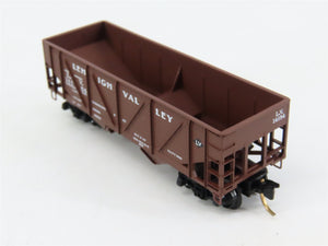 N Scale Micro-Trains 57030 LV Lehigh Valley 33' 2-Bay Hopper 14154 RTR
