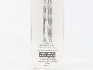 N Scale Micro-Trains 57030 LV Lehigh Valley 33' 2-Bay Hopper 14500 RTR