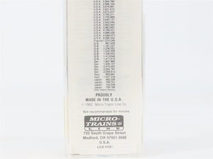 N Scale Micro-Trains 57030 LV Lehigh Valley 33' 2-Bay Hopper 14500 RTR