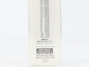 N Scale Micro-Trains 57030 LV Lehigh Valley 33' 2-Bay Hopper 14500 RTR