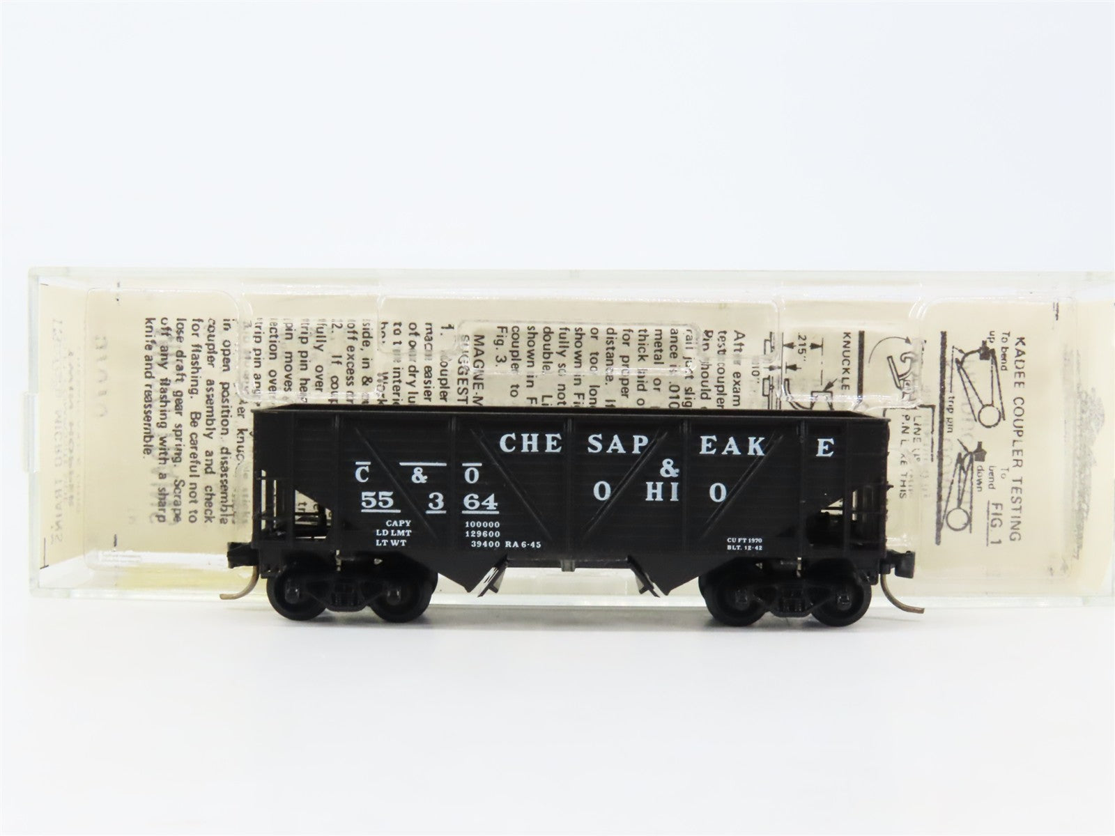 N Scale Micro-Trains 57070 C&O Chesapeake & Ohio 33' Hopper 55364 RTR