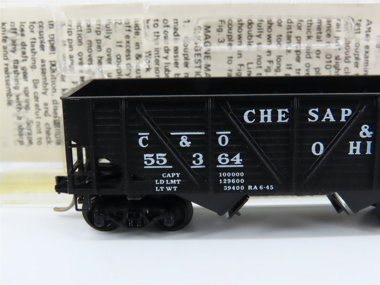 N Scale Micro-Trains 57070 C&O Chesapeake & Ohio 33' Hopper 55364 RTR