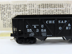 N Scale Micro-Trains 57070 C&O Chesapeake & Ohio 33' Hopper 55364 RTR