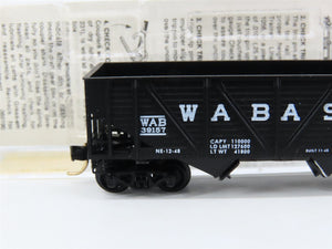 N Scale Micro-Trains 57060 WAB Wabash 33' 2-Bay Composite Side Hopper 39157 RTR