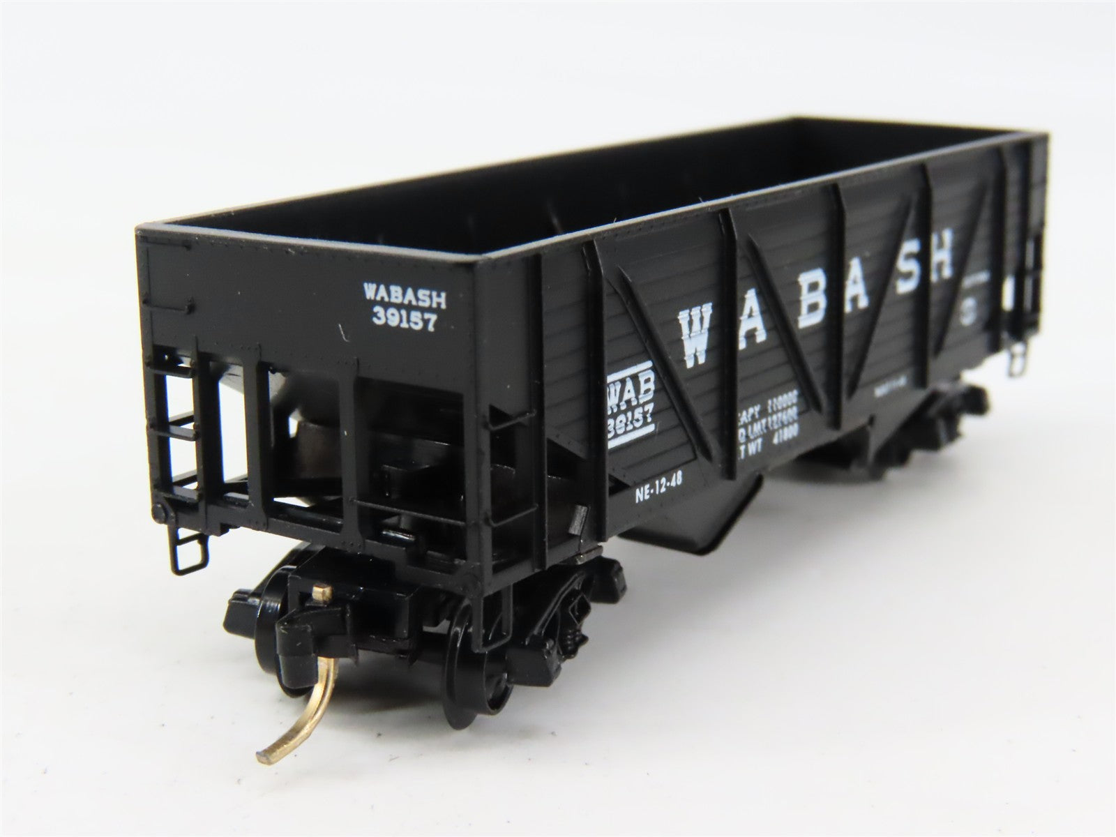 N Scale Micro-Trains 57060 WAB Wabash 33' 2-Bay Composite Side Hopper 39157 RTR