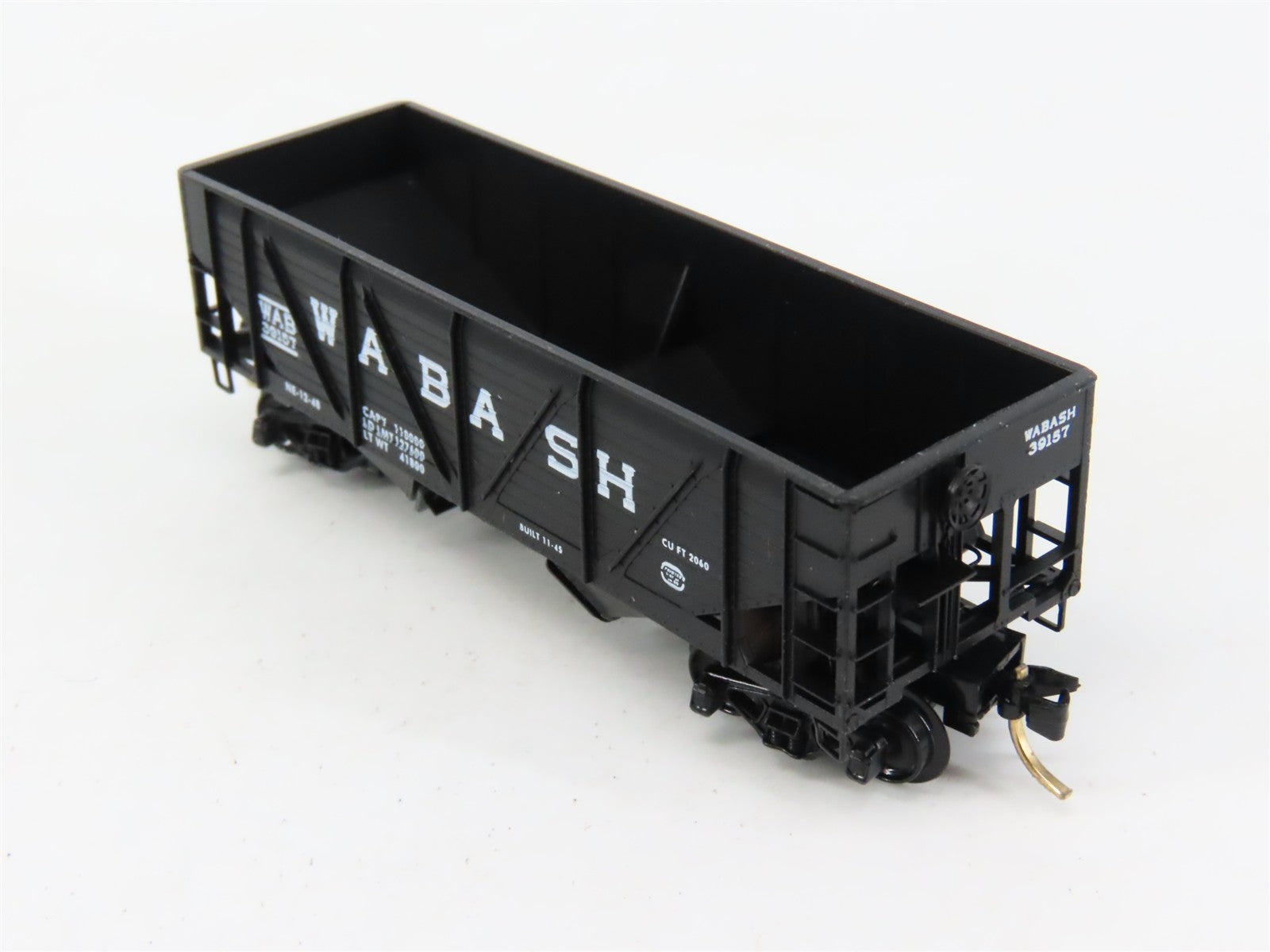 N Scale Micro-Trains 57060 WAB Wabash 33' 2-Bay Composite Side Hopper 39157 RTR