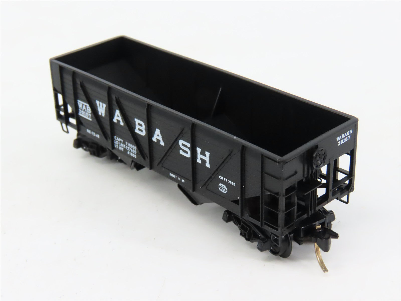 N Scale Micro-Trains 57060 WAB Wabash 33' 2-Bay Composite Side Hopper 39157 RTR