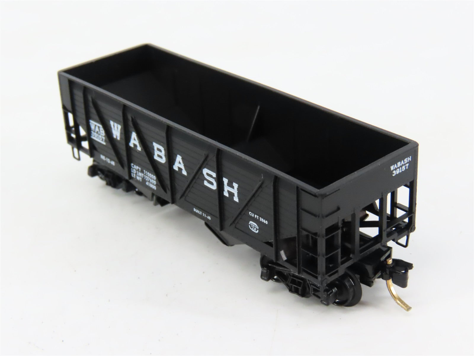 N Scale Micro-Trains 57060 WAB Wabash 33' 2-Bay Composite Side Hopper 39157 RTR