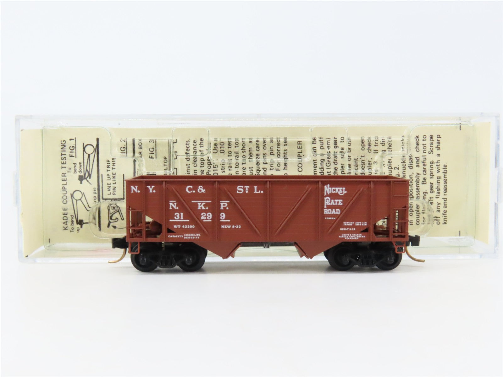 N Scale Micro-Trains 57050 NKP Nickel Plate Road 33' Hopper 31299 RTR