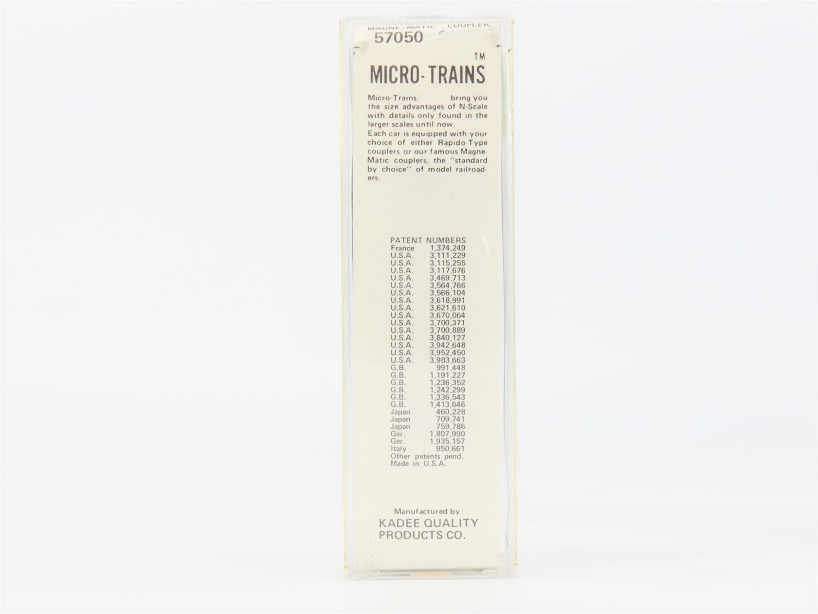 N Scale Micro-Trains 57050 NKP Nickel Plate Road 33' Hopper 31299 RTR