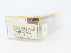 N Scale Micro-Trains 57050 NKP Nickel Plate Road 33' Hopper 31299 RTR