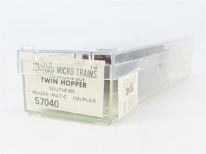 N Scale Micro-Trains 57040 SOU Southern 33' 2-Bay Composite Twin Hopper RTR