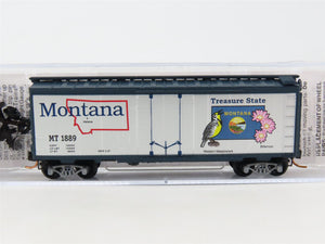 N Scale Micro-Trains 02100413 MT Montana 40' Plug Door Box Car 1889 RTR