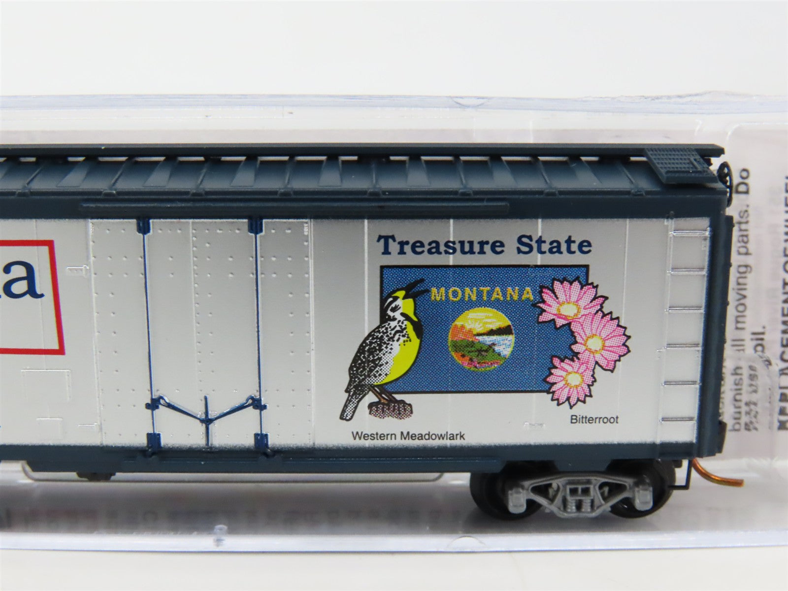 N Scale Micro-Trains 02100413 MT Montana 40' Plug Door Box Car 1889 RTR