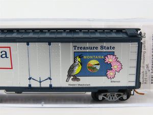 N Scale Micro-Trains 02100413 MT Montana 40' Plug Door Box Car 1889 RTR