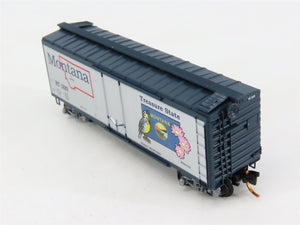N Scale Micro-Trains 02100413 MT Montana 40' Plug Door Box Car 1889 RTR