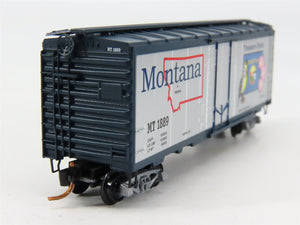 N Scale Micro-Trains 02100413 MT Montana 40' Plug Door Box Car 1889 RTR