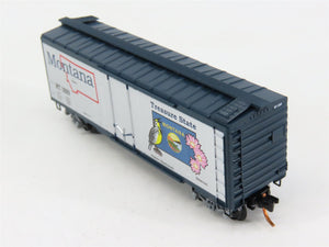 N Scale Micro-Trains 02100413 MT Montana 40' Plug Door Box Car 1889 RTR