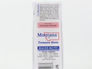 N Scale Micro-Trains 02100413 MT Montana 40' Plug Door Box Car 1889 RTR