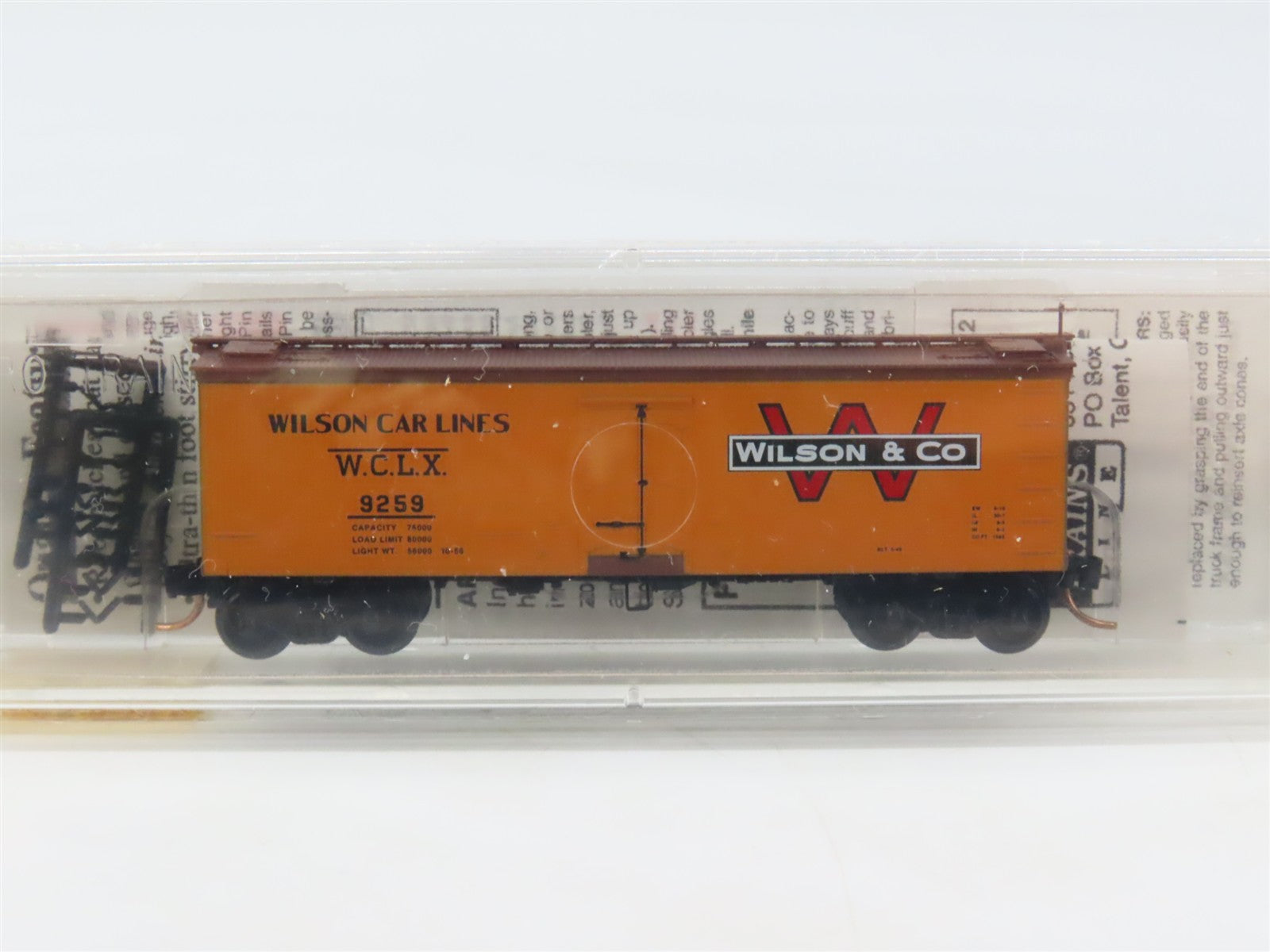 N Scale Micro-Trains 58540 Wilson Car Lines 36' Wood Sheathed Ice Reefer RTR